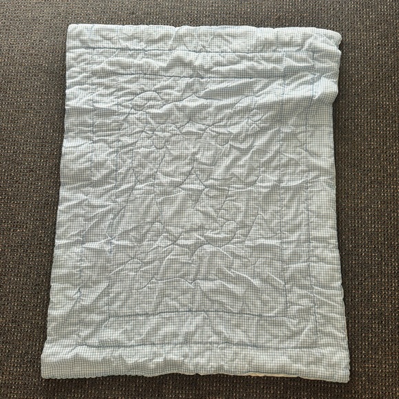 Thick floral and plaid baby blanket - Picture 1 of 4